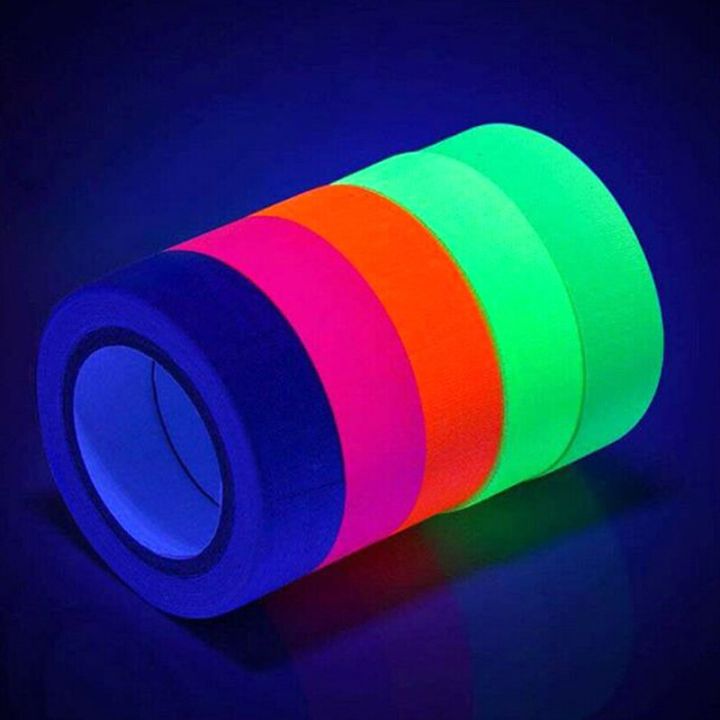 1PCS%20UV%20Reactive%20Tape%20Blacklight%20Fluorescent%20Tape%20Glow%20In%20The%20Dark%20Neon%20Gaffer%20-%20Image%205