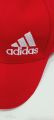 ajestable red adidas quality logo cap. 