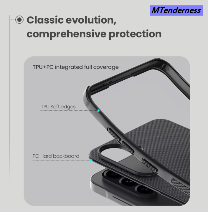 MTenderness%20Nillkin%20Hard%20PC%20+%20TPU%20Case%20for%20Samsung%20Galaxy%20A56%205G%20Phone%20Cases%20Luxury%20Frosted%20PC%20+%20TPU%20Hard%20Protection%20Back%20Cover%20-%20Image%204