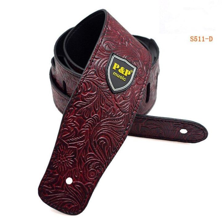 NEW%20Guitar%20Parts%20Widen%20Electric%20Guitar%20Strap%20Crocodile%20Snake%20Skin%20Embossed%20PU%20leather%20Acoustic%20Guitar%20Belt%20Bass%20Strap%20S511%20-%20Image%204