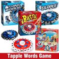Withoutyou Toy interactive game TAPPLE, toy puzzle children's new toys, desktop Hot Selling English and Western crazy letters, parent-child turntable. 