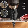 Cone-shaped woodworking multifunctional step drill mm step drill m 4-32 4-12 m 4-20 mm head sharpener metal drill bit set stage. 