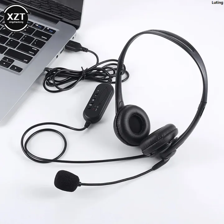 LutingPortable 3.5mm Computer Laptop Headphone with Noise Cancelling ...