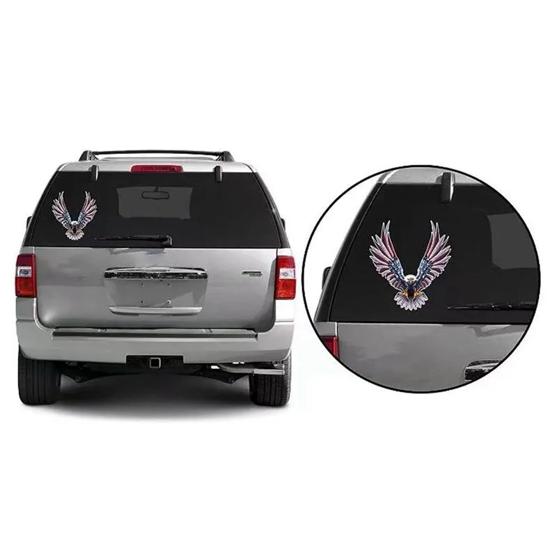 Practisol Eagle Car Decal Sticker - 16.9x31.5 Inch Vinyl Graphic For Hood, Window, Or Body
