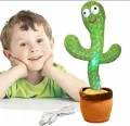 New Arrival’s Plush Dancing Cactus Kid Toy Children Gift Songs Singing Voice Recording Speaking Luminous Twisting Plush Funny Toy. 