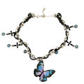 【Cheap】chocker Black Butterfly Necklace Neck Accessories Women Sweet Cool Spice Girls y2k Heavy Industry Collar Punk Necklace High Grade. 