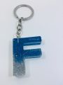 Key tag -Crestal Clear Epoxy Resin English Letter Key Chain.26 English Letter A to Z. 