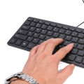 Keyboard Delicate Design K1000 10 inch Ultra Thin 78 Keys Wired Keyboard Mini USB PC Keyboard Keypad. 
