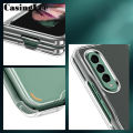 For Samsung Galaxy Z Fold 3 Transparent Hard Case Clear Anti-oxidation Clear Back Cover for Samsung Z Fold3  Galaxy Z fold3 Silicone TPU Phone Cover. 