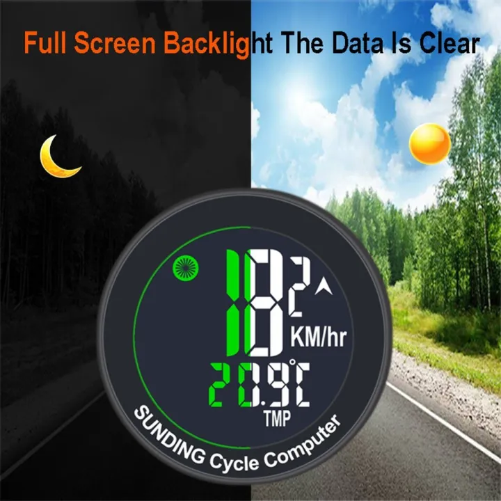 Sunding%20589%201.8-inch%20Wireless%20Bicycle%20Computer%20Waterproof%20Bike%20Speedometer%20Multi-functional%20Bicycle%20Odometer%20-%20Image%207