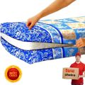 Bed cover mattress protector with zipper customizable sizes cotton. 