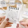 2022 cartoon small desk calendar desktop desk calendar schedule punch table double coil calendar. 