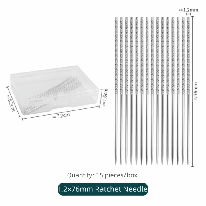 New%2015PCS/Boxed%20Knurled%20Needle%20Lightweight%20Hand-knitting%20Tool%20Hread%20Head%20Piping%20Trouser%20Leg%20Needle%20Multifunctional%20Snag%20Repair%20Needle%20for%20Woven%20Fabric%20Cloth%20-%20Image%209