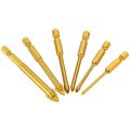 6pcs Glass Drill Bits Set Tile Ceramic Drilling Set 3/4/5/6/8/10mm with 1/4inch Hex Shank for Porcelain Marble Mirror. 