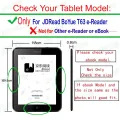 【Hengli jewelry story】Afesar T63 Cover Case for Boyue T63 JDRead JDReader shine Flip folio book Cover with closured Case. 