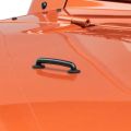 2X Hood Windshield Hold Down Bracket Footman Loop - Hood Footman Loop for 1997-2018 Jeep Wrangler JK JT. 