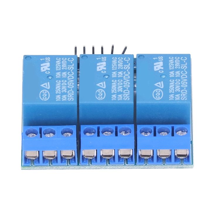 Expansion Board Use 3 Channel 3 Channel Relay Module DC 5V 3.3V ...