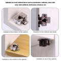 Double Rollers Catch Lock Latches Roller Spring Clip / Door Cabinet Latchcatches Fasteners / Cupboard Drawer Latches Catches Scroll Wheel Closer / Metal Homehold Accessorion. 