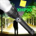 Medium Bright LED Tactical Rechargeable Flashlight Torch Lumi LM-994 Powerful Spot Beam Light Recharge Lead Acid Battery. 