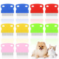 Pet Hair Cleaner Lice Comb Brushes Stainless Steel Lice Cleaner Dog Comb Pet Hair Fur Grooming Brush Fine Egg Dust Nit Removal Cat Dog SuppliesPet Accessory Pet Flea Anti Flea. 