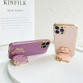 FELMYST Hello Kitty Holder Case For OPPO A9 2020/A5 2020 Fashion Cute Cat Mirror Brand Luxury Stand Mobile Phone Casing Square Girl Boy Men Gift Shockproof Back Soft Cover. 