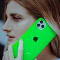 Neon Green iPhone 13 Pro Max, 13Pro,13 Luxury High Quality Silicone Case. 