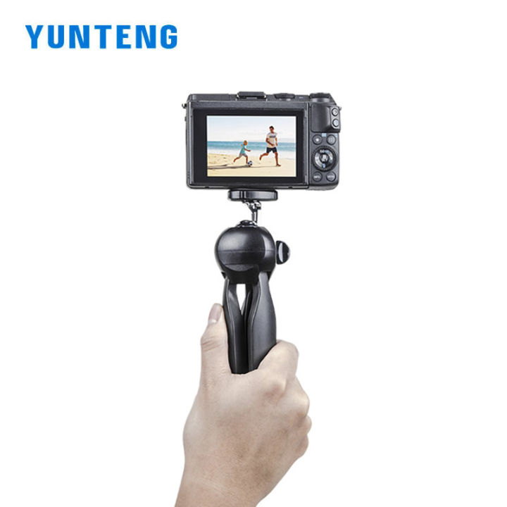 YUNTENG%20YT228%20Mini%20Tripod%20Shooting%20Video%20Vlog%20Desktop%20Tripod%20with%20Phone%20Holder%20Clip%20For%20Smartphones%20Micro%20Single%20Digital%20Camera%20-%20Image%207