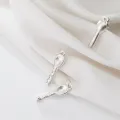 MEETSOFT 999 Sterling Silver Baby Spoon Letter Charms Special of DIY Handmade Making Finding Jewelry Compontens Accessory. 