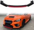 Red Line Front Bumper Lip Spoiler Splitter Diffuser Body Kit Guards Universal Fit Car Accessories. 