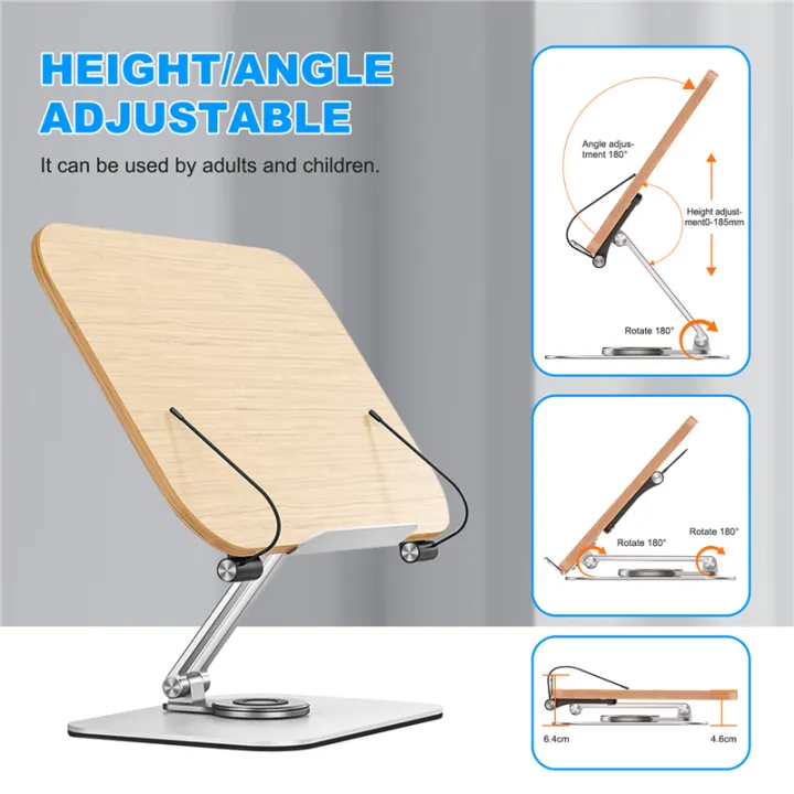 Book%20Stand%20Foldable%20Desktop%20Holder%20for%20Reading,with%20360%C2%B0%20Rotating%20Base%20&%20Page%20Clips%20-%20Image%204