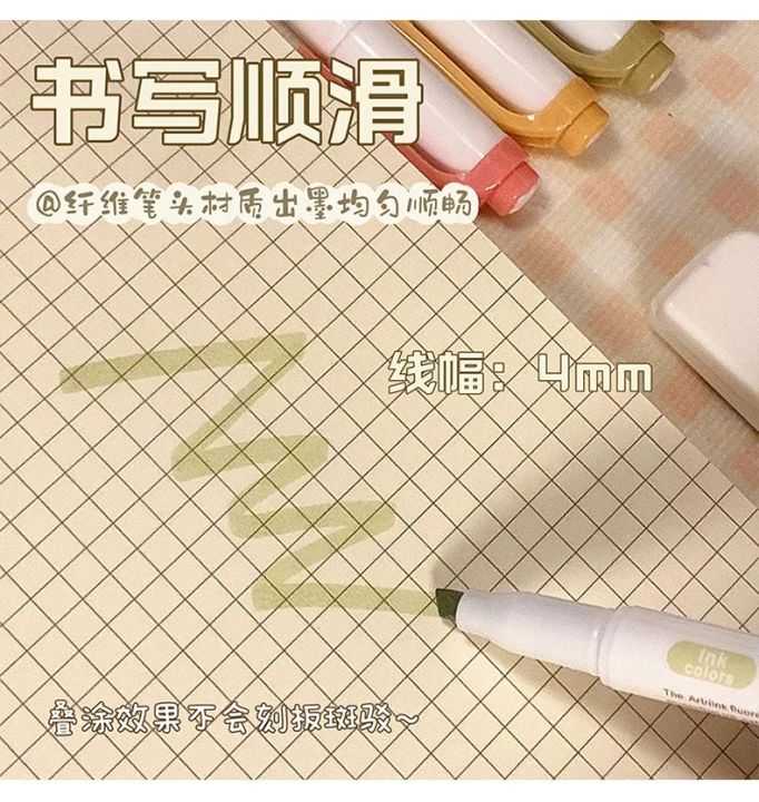 %E3%80%90HOT%E3%80%91%205/15/25%20Colors%20Double%20Headed%20Highlighter%20Pen%20Set%20Fluorescent%20Drawing%20Markers%20Highlighters%20Pens%20Art%20Cute%20Pastel%20Stationery%20-%20Image%202