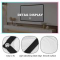 Portable Projector Screen for Home Theater Outdoor HD White Foldable Anti- (72Inch). 