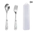 Children'S Stainless Steel Spoon Cartoon Car Pot Spoon Soup Bun Home Kitchen Essential Cute Tableware Children'S Spoon Fork. 