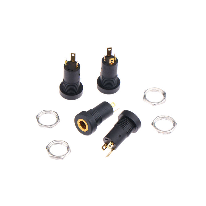 5Pcs%203/4Pin%20PJ392A%20Audio%20Jack%20Socket%203.5MM%20Headphone%20Female%20Socket%20Connector%20With%20Nut%203/4%20Pole%20Stereo%20Audio%20Socket%20Zhongweirui%20-%20Image%203