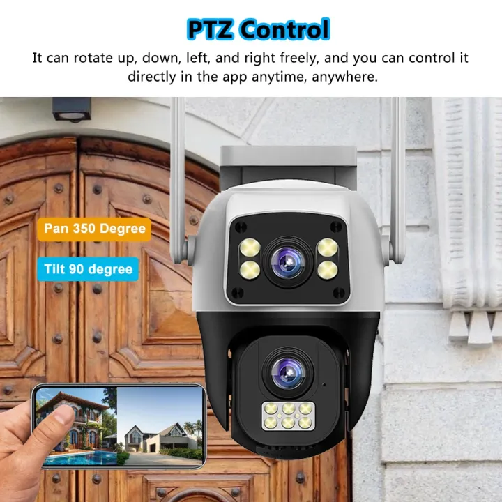 ITECH%204G%20Camera%20SIM%20Card%204K%208MP%20Dual%20Lens%20WIFI%20IP%20Camera%20Outdoor%20IP66%20Waterproof%20AI%20Human%20Track%20Security%20Protection%20V%20380%20-%20Image%202