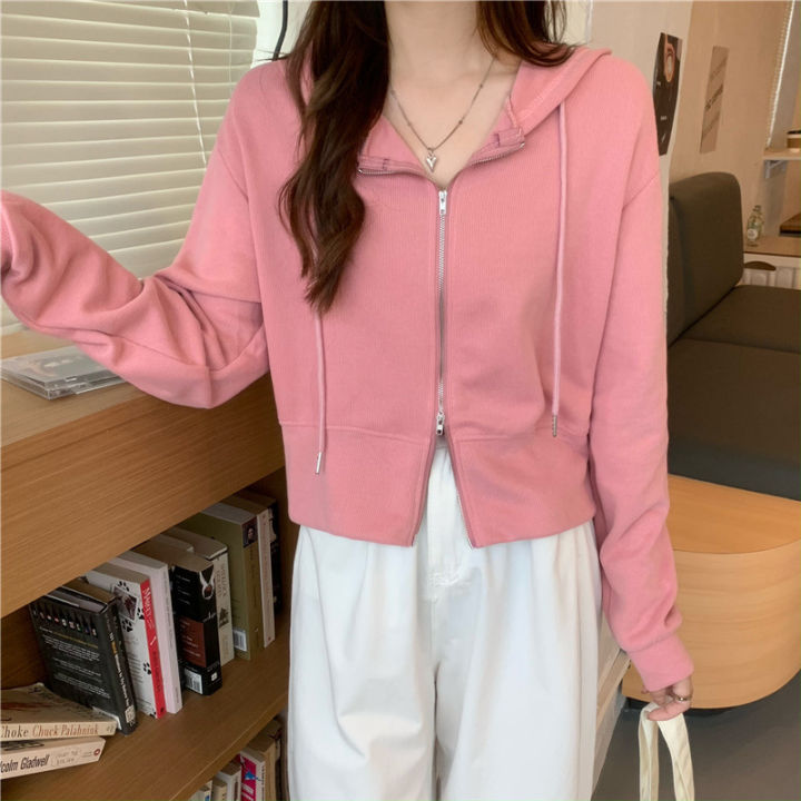Yfashion%20Women%20Cotton%20Long%20Sleeves%20Hoodie%20Sweet%20Solid%20Color%20Casual%20Loose%20Sweatshirt%20Trendy%20Full%20Zipper%20Cardigan%20Sweater%20-%20Image%206