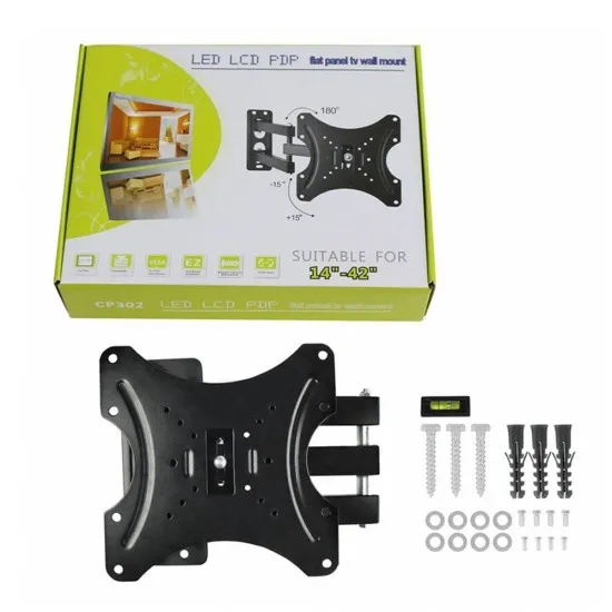 LED%20LCD%20PDP%20Flat%20Pannel%20TV%20Wall%20Mount%20180%C2%B0%20Rotation%20(TV%2014"-55"%20Size)%20Max%2050Kg%20TV%20of%20TV%20Wall%20Bracket%20Mount%20Swivel%20Tilt%2014%20-42%20Plasma%203D%20LED%20LCD%20(CP302)%20-%20Image%204