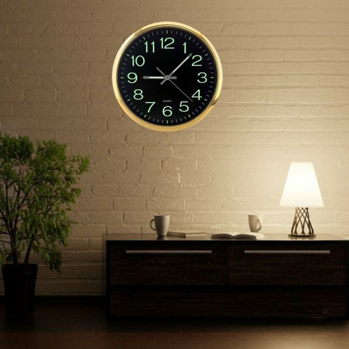 12%20Inch%20Round%20Large%20Luminous%20Wall%20Clock%20Glow%20in%20the%20Dark%20Non-Ticking%20Indoor%20Decor%20-Golden%20-%20Image%208