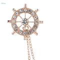 Lapel Pin Brooches Link Chains Pin Tassel Chain Brooch for Tie Men. 