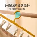 Sock Artifact Hang the Clothes Hanger Home Balcony Multi-Functional Storage Seamless with Clip Student Dormitory Non-Slip. 