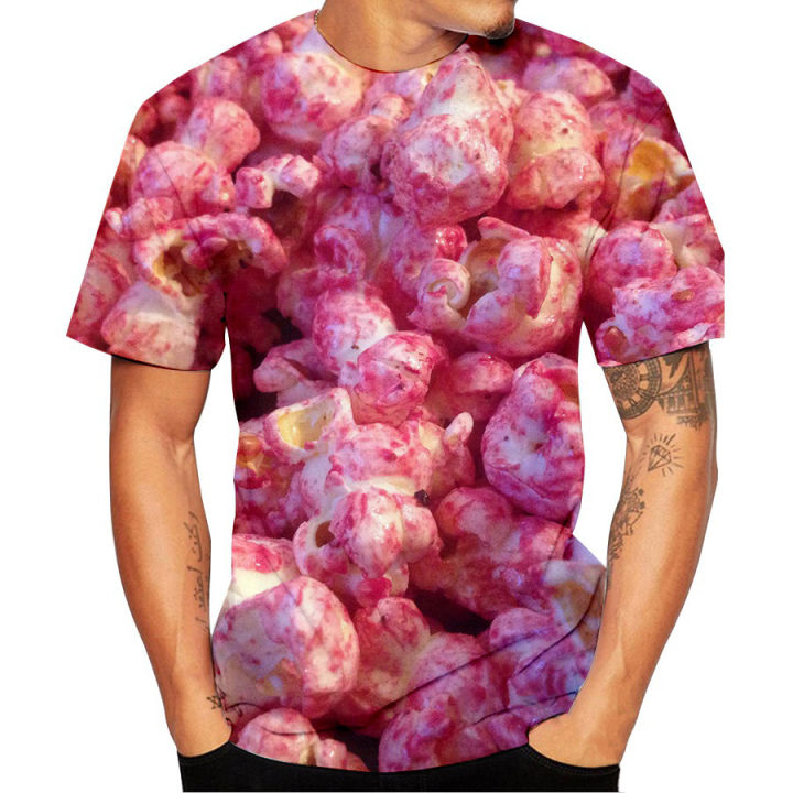 Funny%20popcorn%20T-shirts%20food%203D%20print%20streetwear%20men%20women%20casual%20fashion%20oversized%20short%20sleeve%20t%20shirt%20kids%20tees%20tops%20clothing%20-%20Image%204