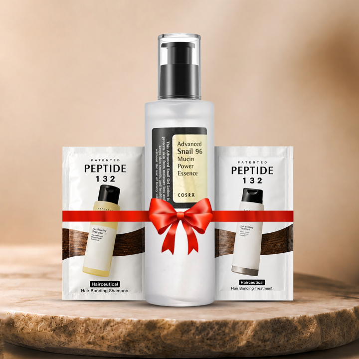 COSRX%20Advanced%20Snail%2096%20Mucin%20Power%20Essence%20100ml%20with%20a%20Free%20Peptide%20132%20Ultra%20Perfect%20Hair%20Bonding%20Sampoo%20&%20%20Ultra%20Perfect%20Hair%20Bonding%20Treatment%20-%20Image%202