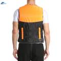 Swimming Vest Survival Suit High Buoyancy 360° Reflective for Boating XL Orange. 