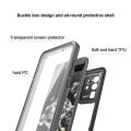 For Samsung S24 S23 Ultra Plus S21 S20 FE IP68 Waterproof Full Sealed Phone Case Shockproof Dustproof Diving Swim Clear Cover. 