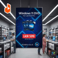 Windows 11 Pro 64-bit Bootable OS DVD for Low-end PCs, Compatible with Windows 10 Devices - Banana DVD. 