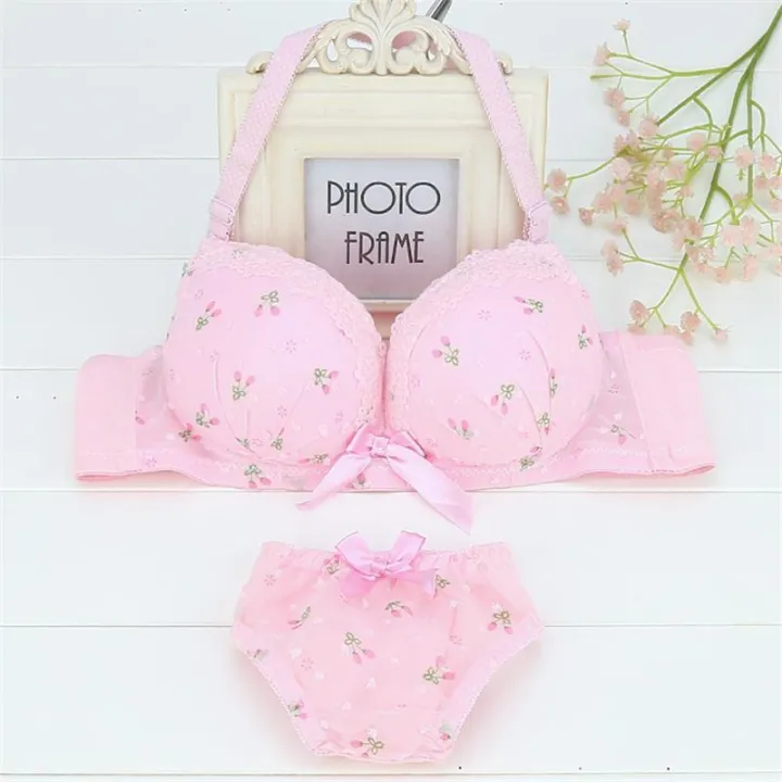 Summer%20Wireless%20Thin%20Bra%20Development%20Period%20Girl's%20Underwear%20Panties%20Set%20Junior%20and%20Senior%20High%20School%20Students%20Small%20Sized%20Bra%20Gather%20-%20Image%207