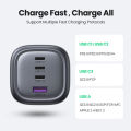 UGREEN UK Plug GaN 100W 65W PD Charger Fast charging for Macbook iPad Pro/Air/Mini, iPhone 12/12 Pro/12 Pro Max/12 mini, iPhone 11/11 Pro/11 Pro Max, iPhone XS/XS Max, iPhone 8, Huawei, Samsung, Xiaomi. 