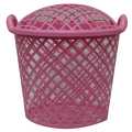 Plastic Laundry Basket Elite - Pink. 