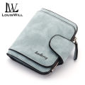 LouisWill Women Wallet Ladies Short Purse PU Leather Hand Bag Large Capacity Card Holder Zipper Coin Purse Fashion Money Bag for Girls Ladies. 
