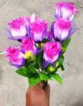 Hozada 12PCS Artificial Flowers Simu-lation Tulips Plastic Flowers a bunch of Tulips Flower. 